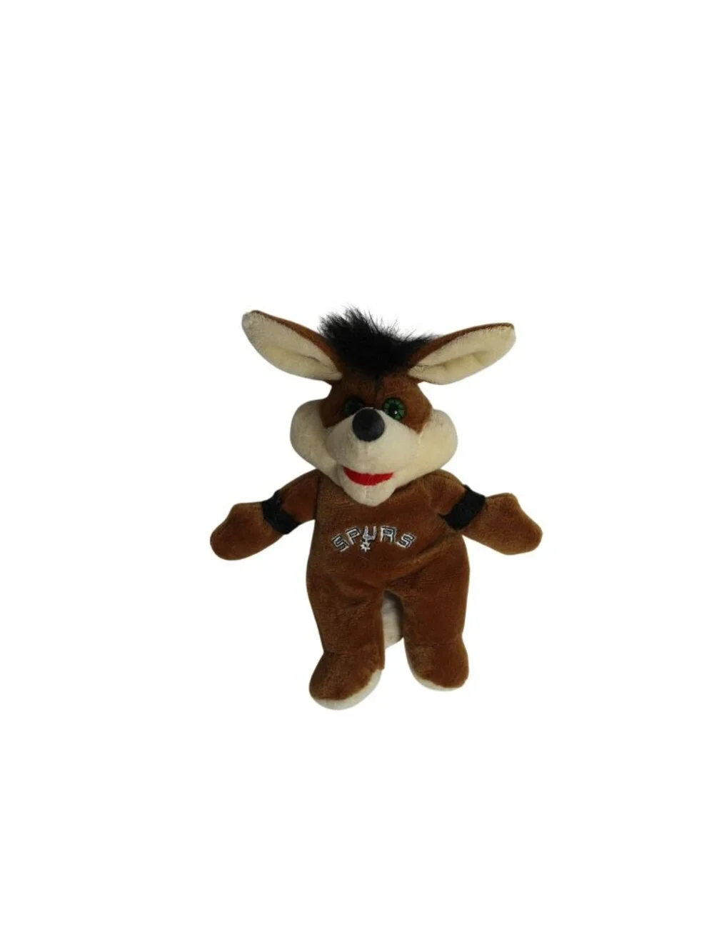 Vintage San Antonio Spurs Texas NBA Coyote Mascot Plush